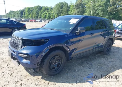 2023 Ford Police Interceptor из США, поврежденный, VIN 1FM5K8AC6PGA34268